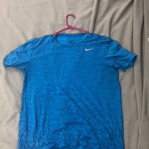 Blue Dri- fit Nike t shirt